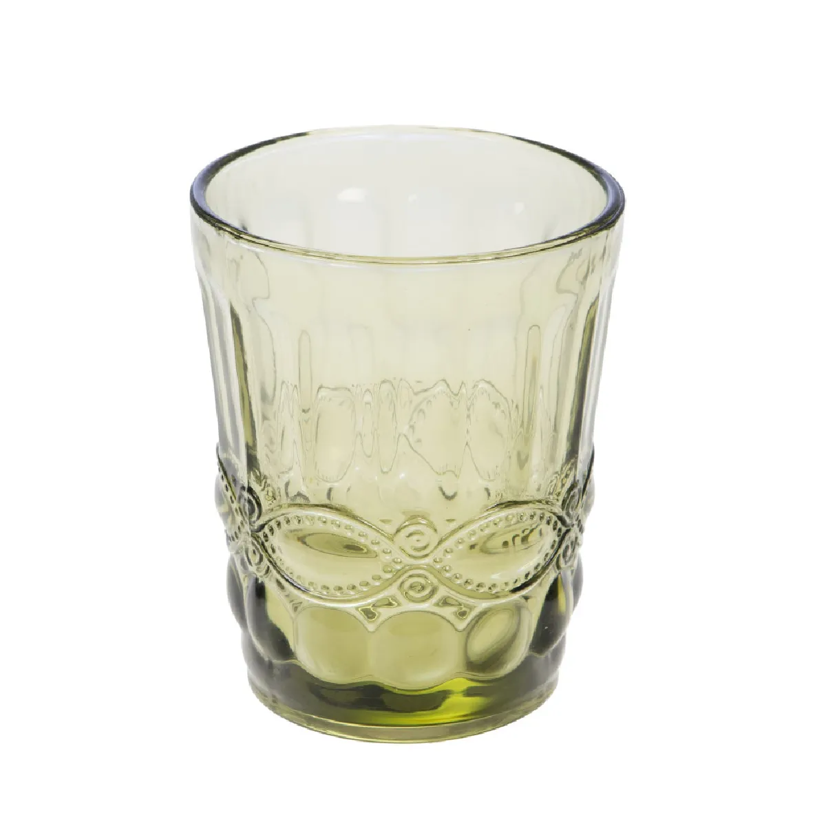 Non Communiqué Vert Boite De 6 Gobelets - Amadeus - Verre - Image 2