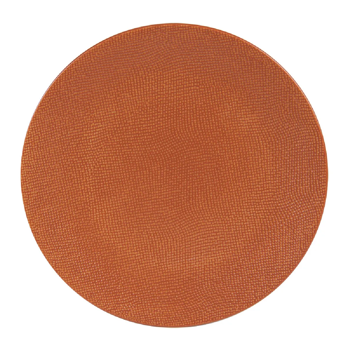 Table Passion - Assiette de présentation Vésuvio - Grès - 31 cm - Orange - Image 2