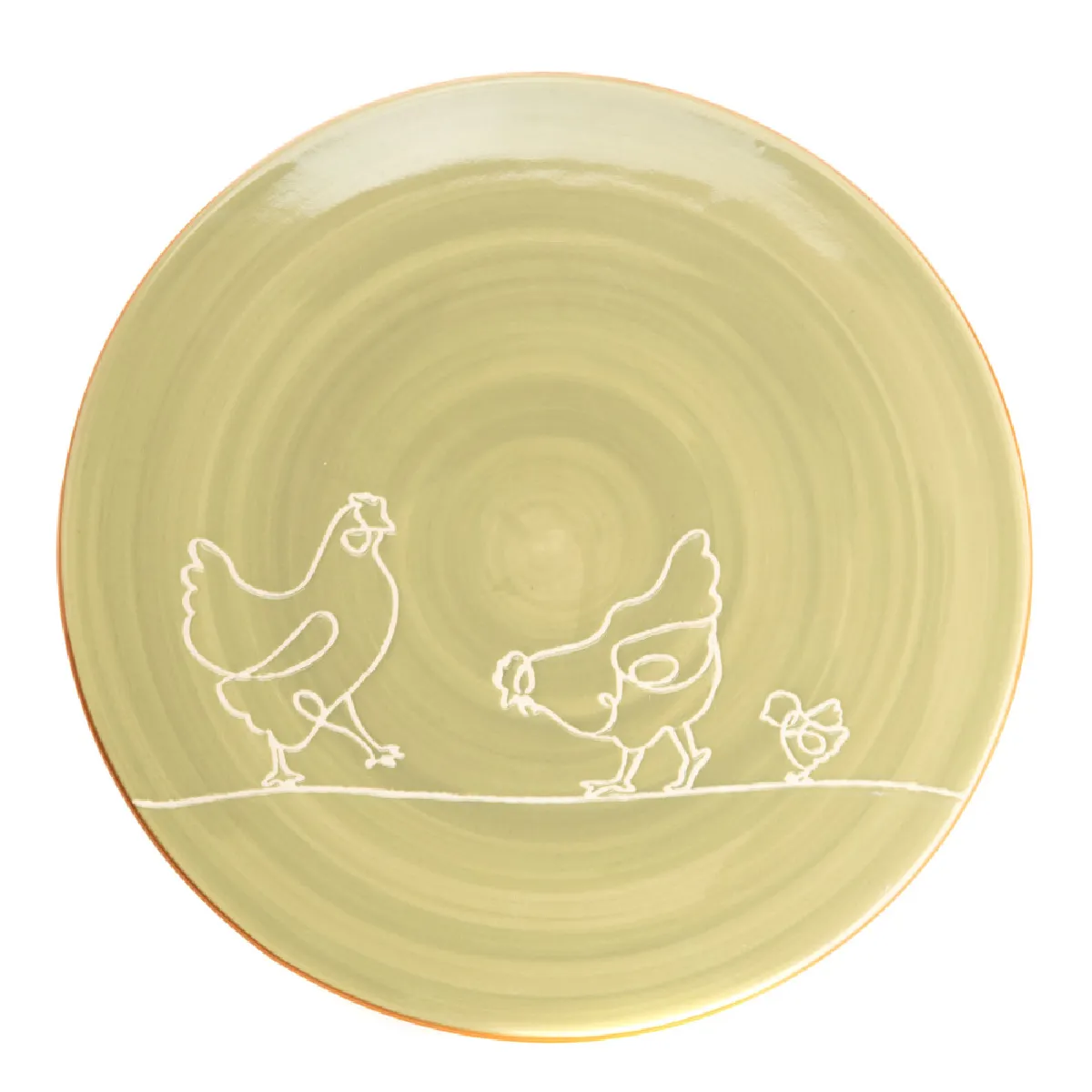 Amadeus - Assiette Diane - 31 cm - Vert - Grès - Image 3