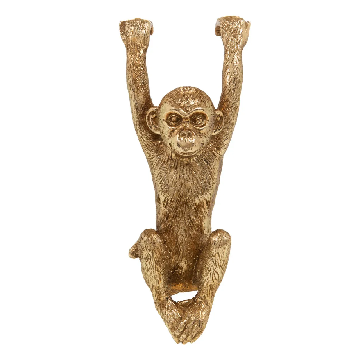 Singe à suspendre doré résine 6.00x17.50 cm - Image 3