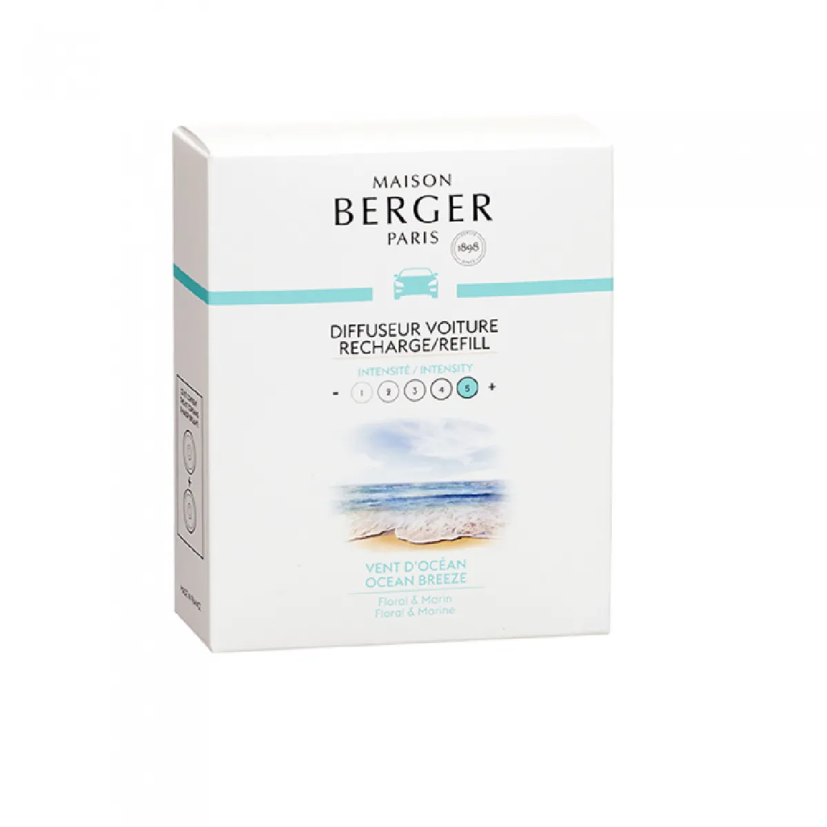 Maison Berger Rose Recharges Diffuseur Voiture Vent D’océan - Image 2