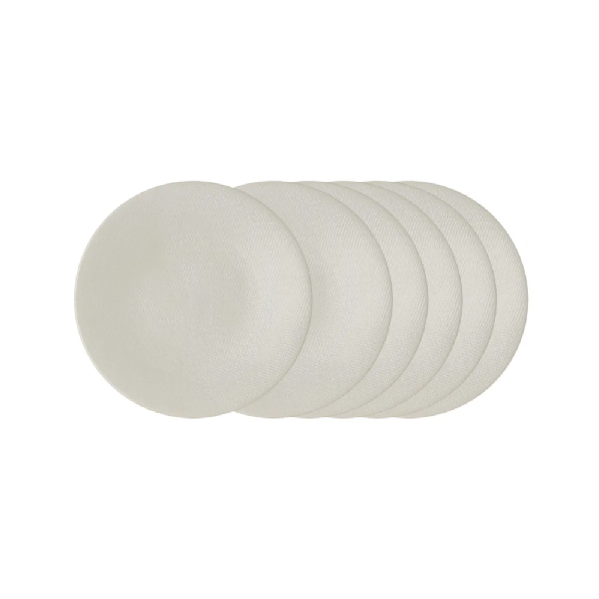 Table Passion Blanc Assiette À Dessert Vésuvio 21 Cm (Lot De 6)
