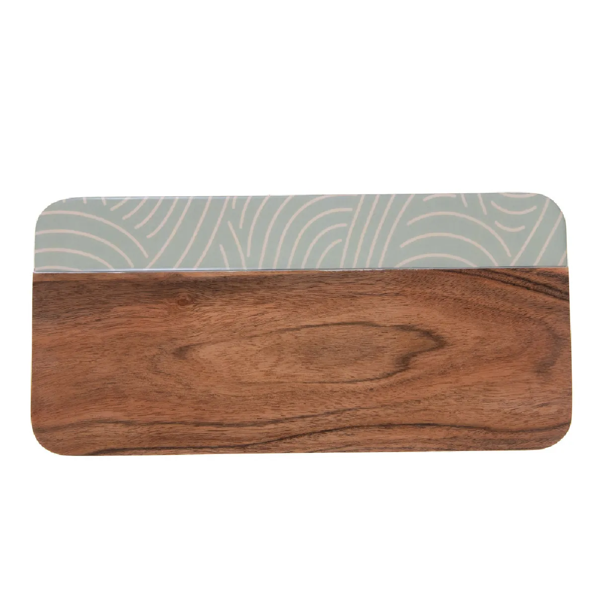 Amadeus Marron Planche Positive Amande 35X17 Cm - Bois D'acacia - Image 3