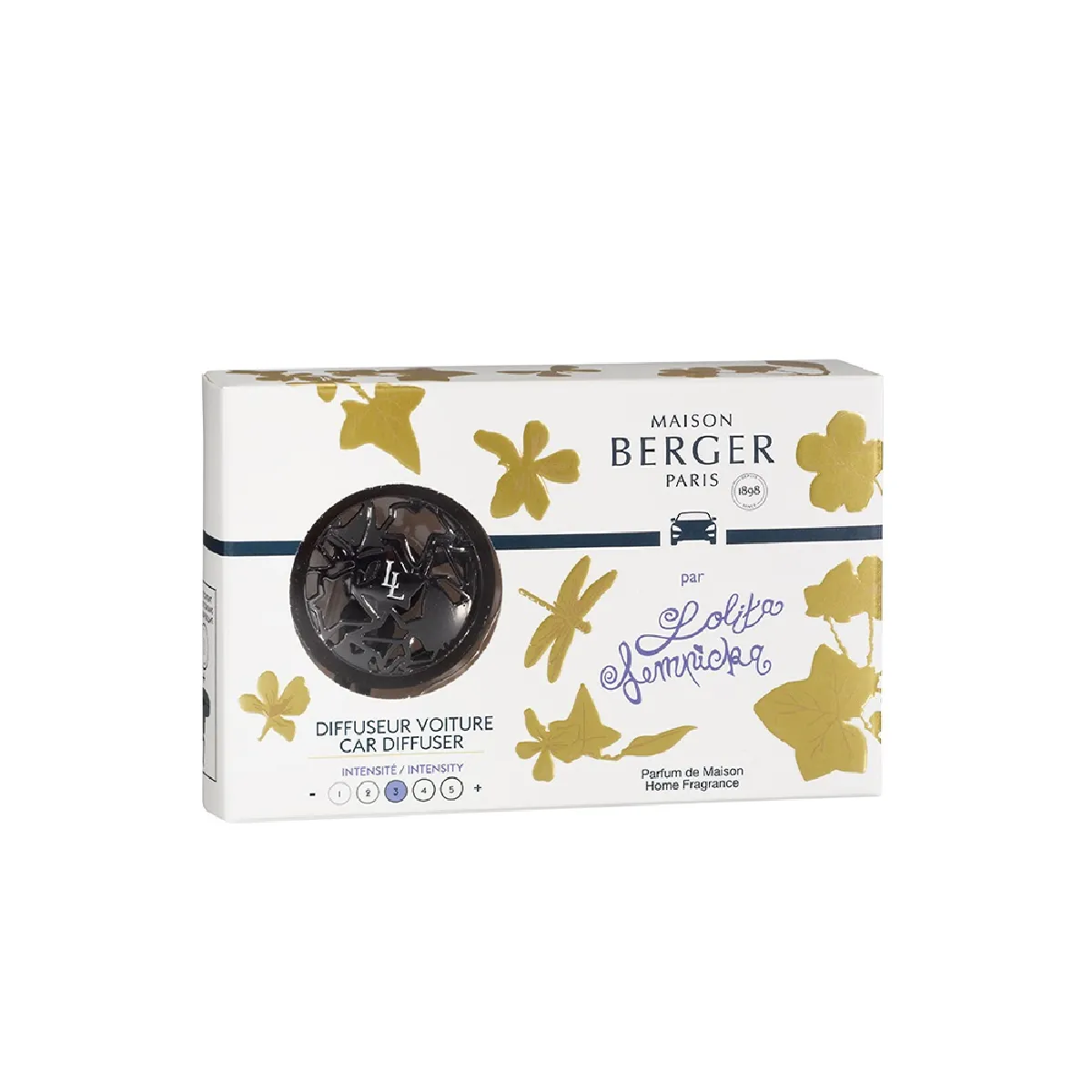 Maison Berger - Diffuseur de voiture Lolita Lempicka - Gun métal - Noir - Image 3