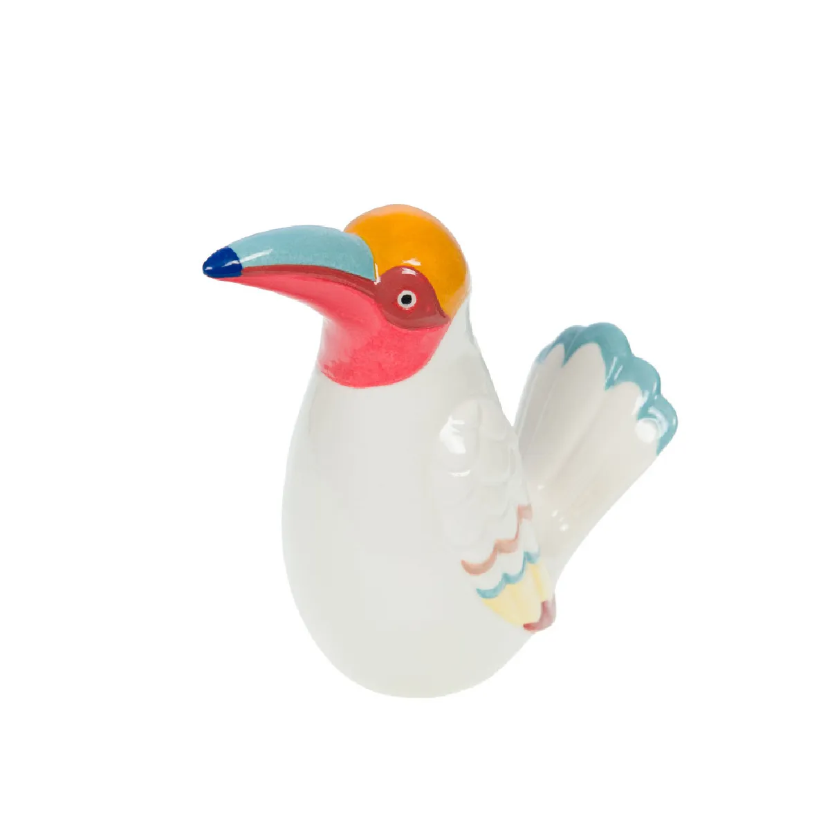 Amadeus Statue : Décoration Oiseau Ibis - Multicolore - Céramique - Image 2