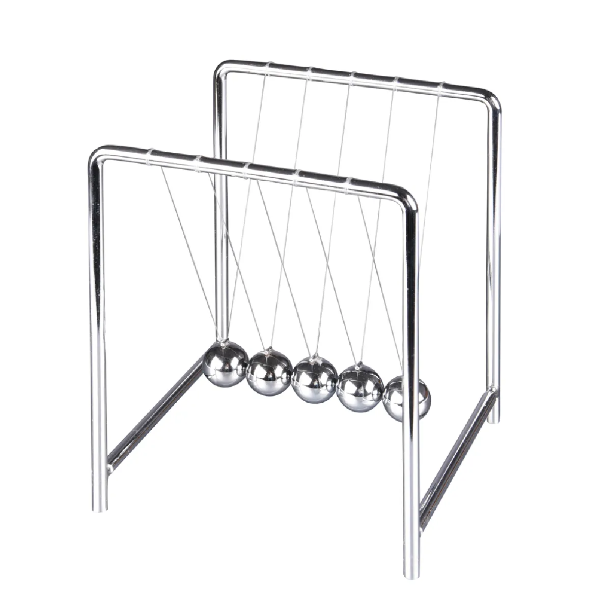 Table Passion - Pendule de Newton - Objet de décoration - 13 cm - Argent - Image 2
