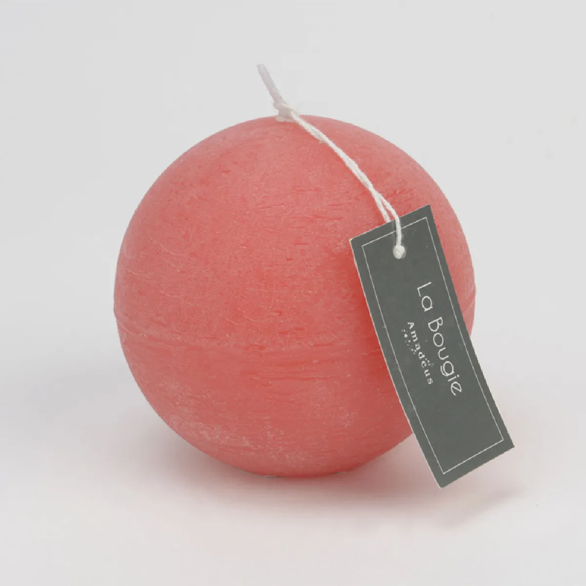 Bougie grande sphère 8 cm moutarde lot de 6 - vue 5