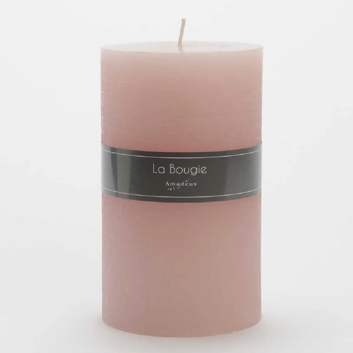 Bougie maxi cylindre moutarde 17 X 10 cm lot de 6 - vue 2