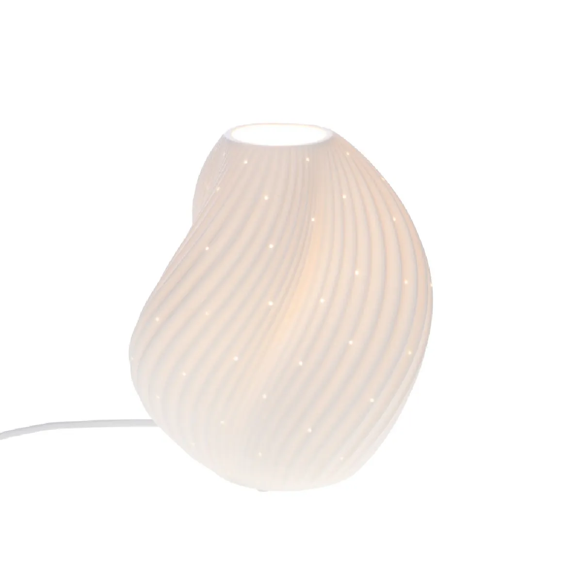 Amadeus Blanc Lampe À Poser Lou