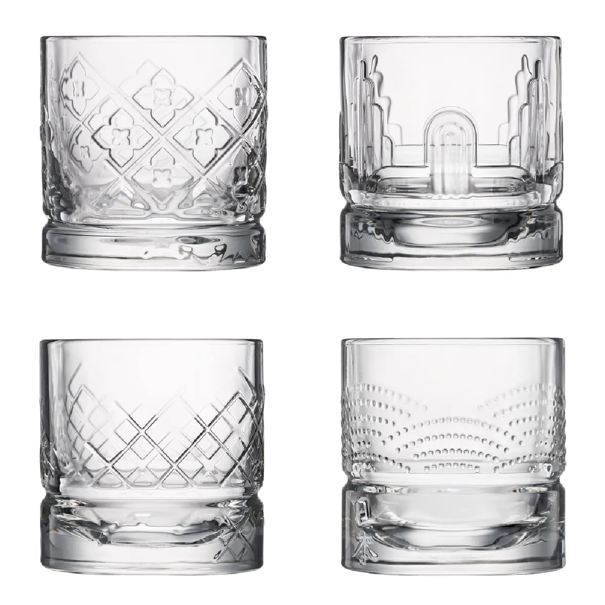 Verrerie La Rochere Coffret 4 verres whisky Dandy30 cl - La Rochere - Transparent - Verre