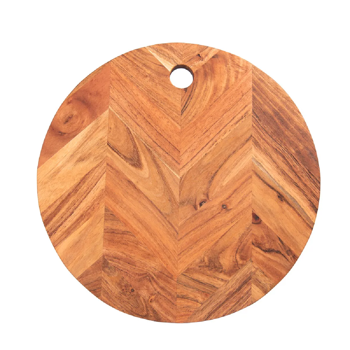 Table Passion - Planche à découper - Motif Chevron - 35 cm - Marron - Image 3