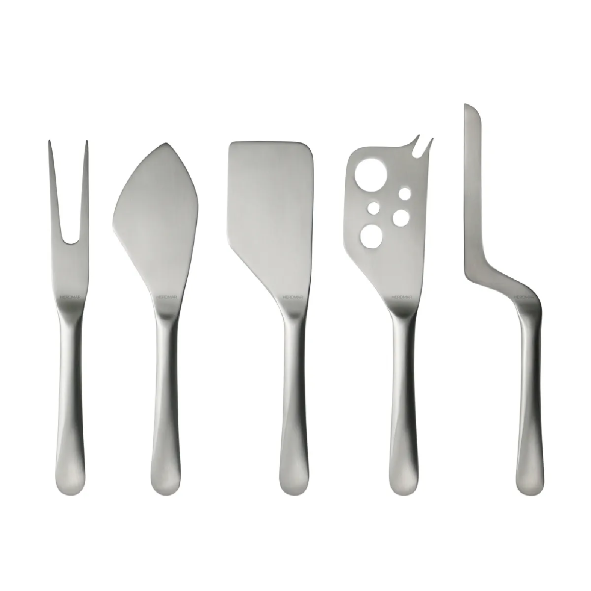 Coffret 5 pièces à fromage acier inoxydable (inox) 23.40x5.10 cm - Image 3