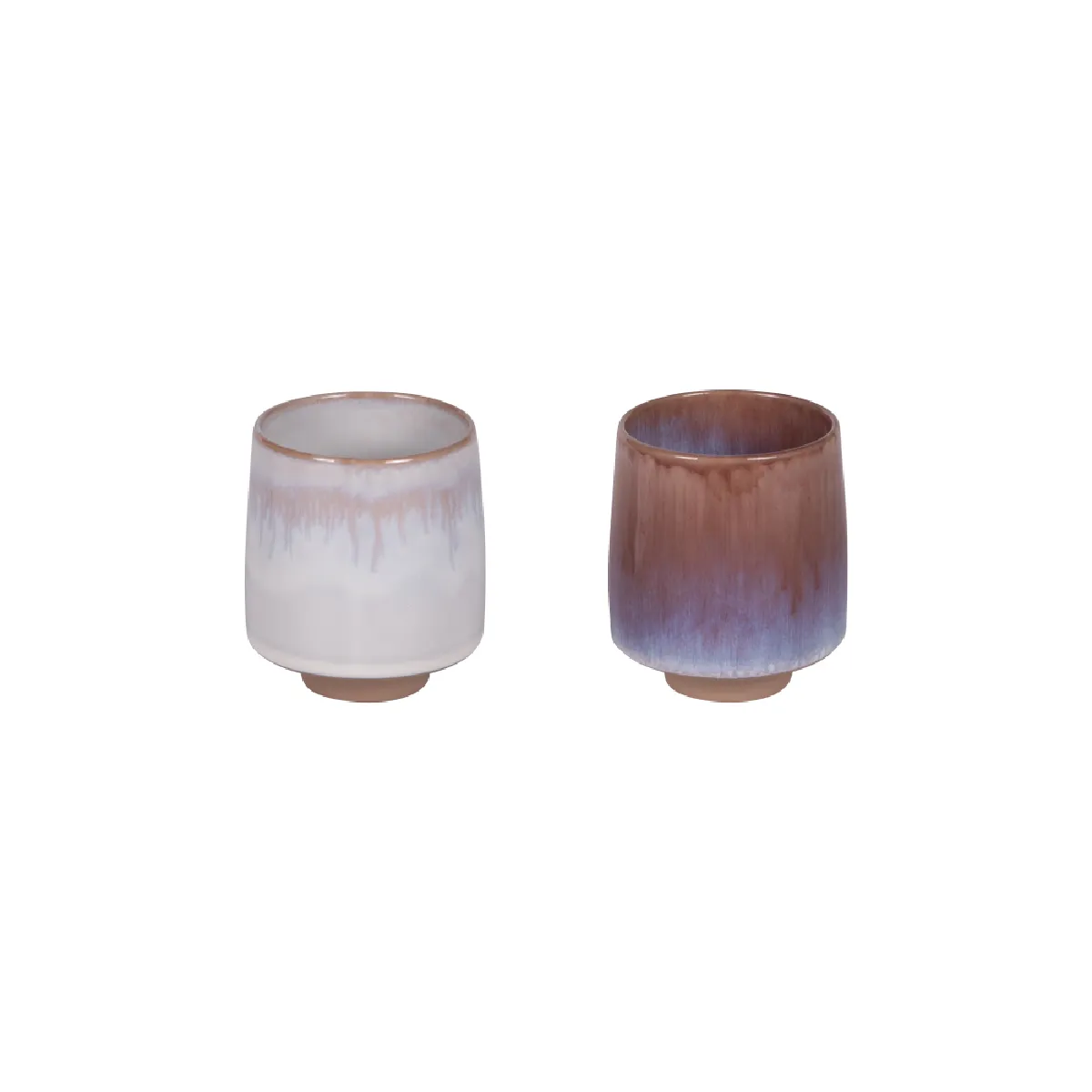 Non Communiqué Coffret De 2 Gobelets Fuji 25 Cl - Table Passion - Décoré - Grès - Image 2