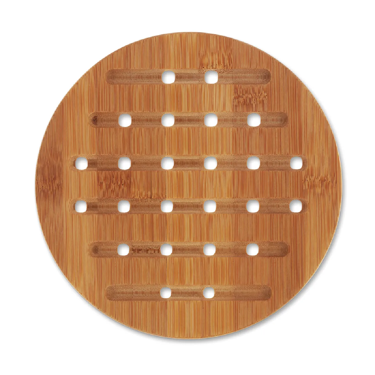 Kela Marron Dessous De Plat Rond Kian 20 Cm - Bois - Image 2