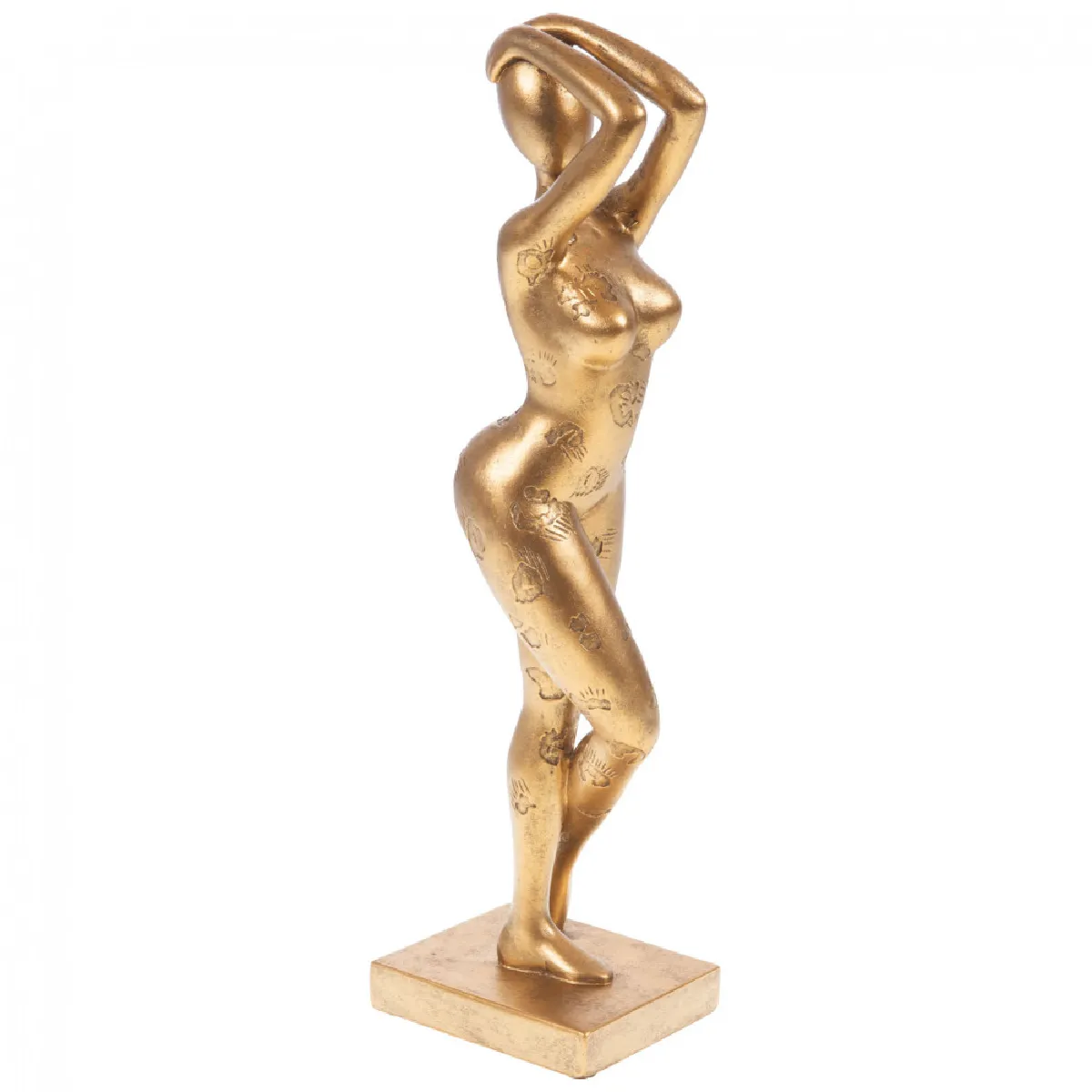 Amadeus Femme Doré Statuette Namib - Or