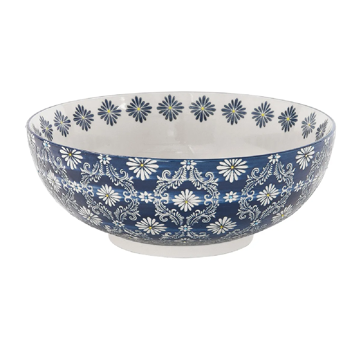Non Communiqué Bleu Saladier Almada 26 Cm - Table Passion - Grès - Image 3