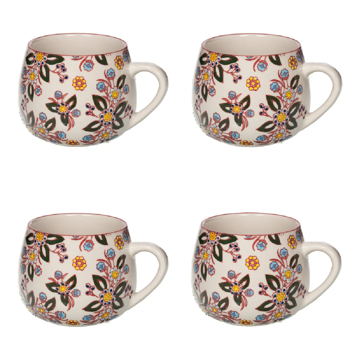 Table Passion - Coffret 4 Mugs Siena - 45 cl - Image 3