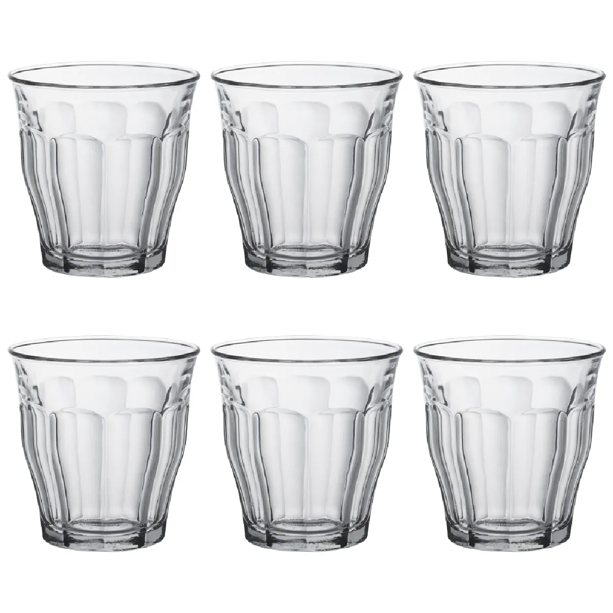 Duralex Boîte De 6 Gobelets Picardie 25 Cl