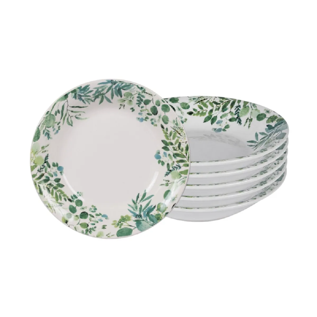 Table Passion Assiette Creuse Natura 20,5 Cm (Lot De 6)