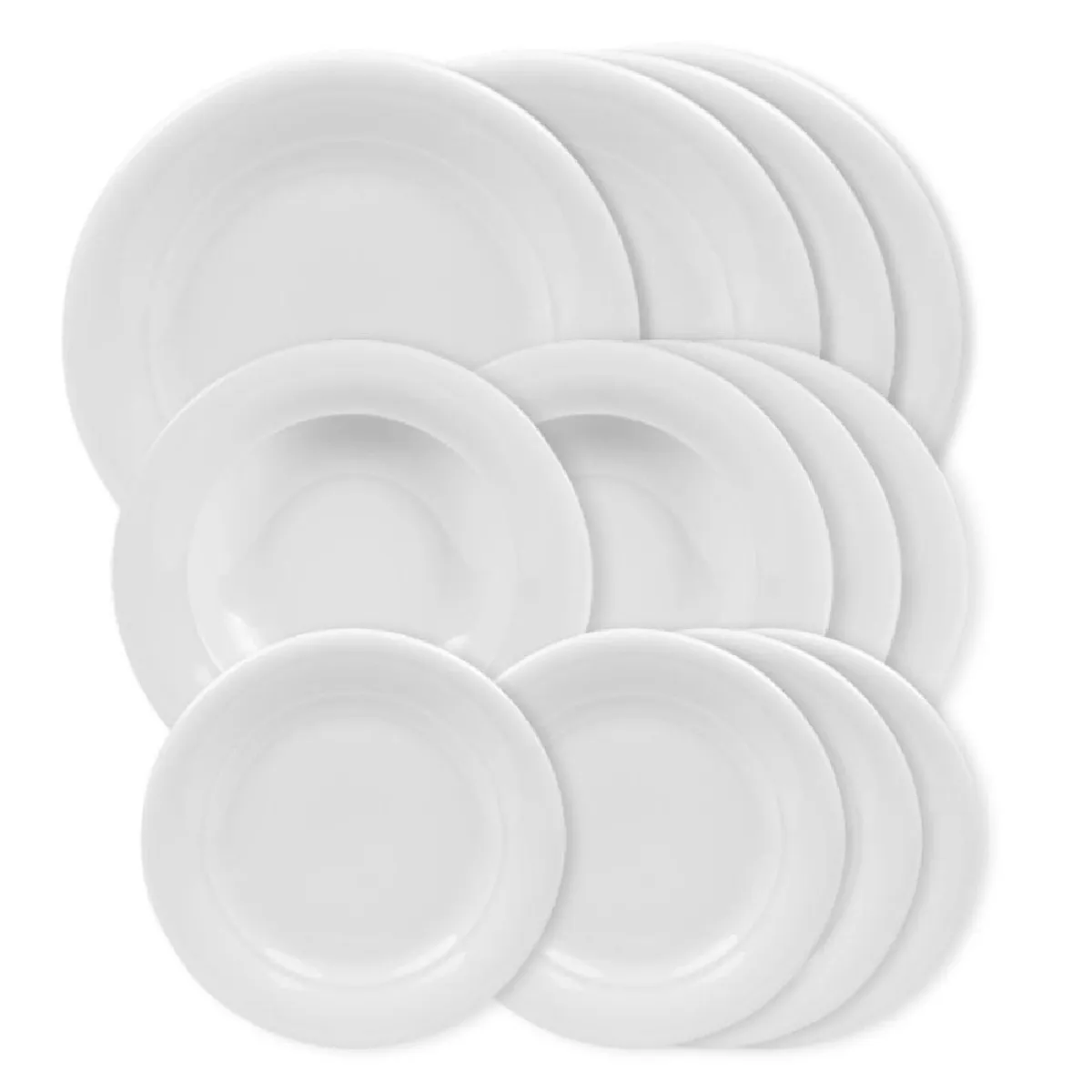 Table Passion Service D'assiettes 12 Pièces Artemis