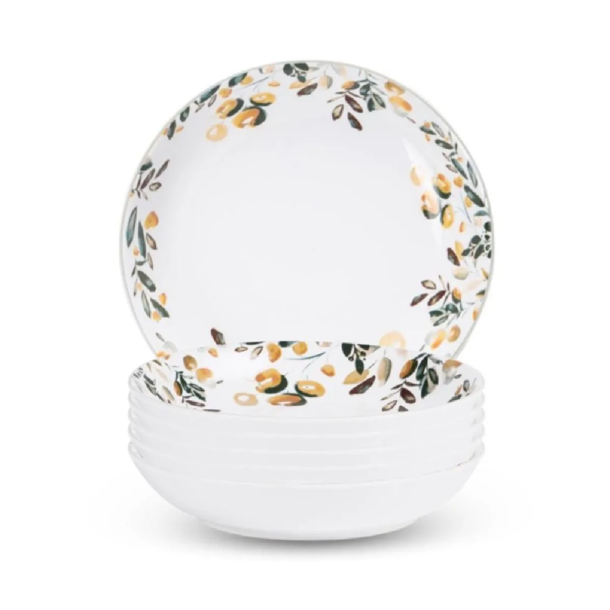 Table Passion Assiette Creuse Summer 19 Cm (Lot De 6)