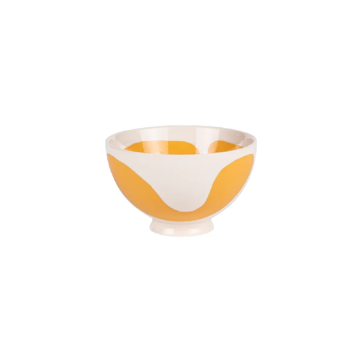 Non Communiqué Jaune Bol Lulli 15 Cm (Lot De 6) - Table Passion - Grès - Image 3