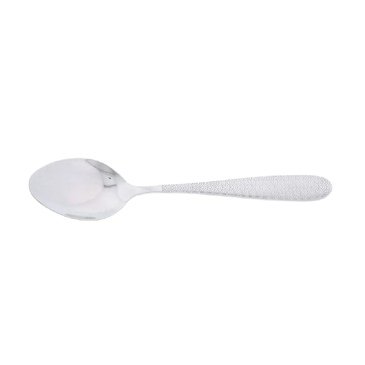 Cuillère de table monobloc Flower inox (lot de 6)