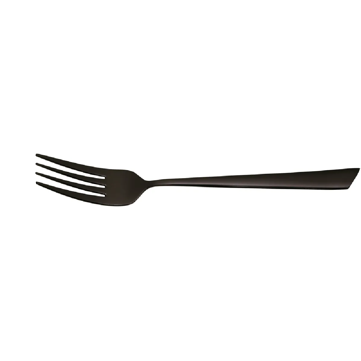 Fourchette de table monobloc Delta black inox (lot de 6)