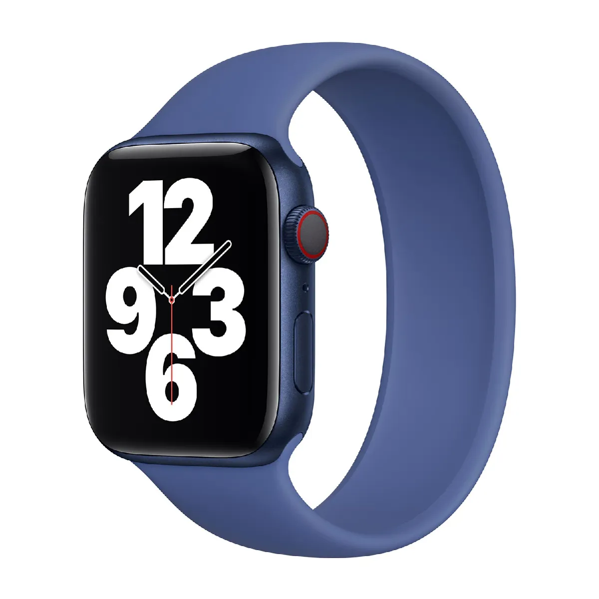 Bracelet Apple Watch 42mm Boucle unique en Silicone - vue 4