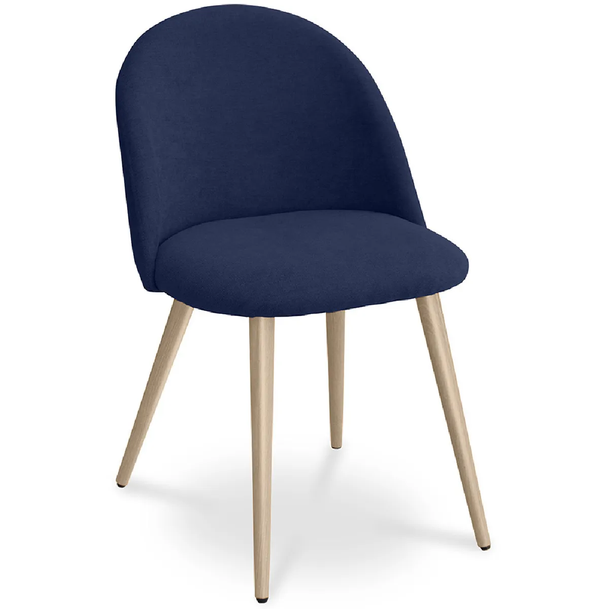 Chaise de salle à manger Tapissée en tissu Style scandinave Evelyne - vue 9