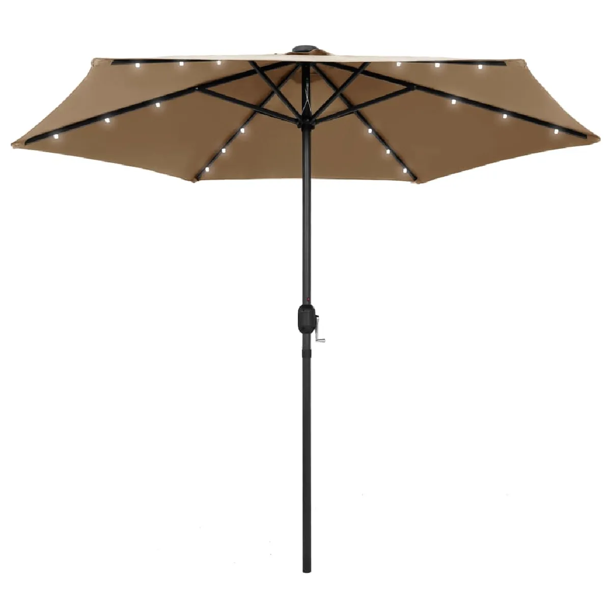VIDAXL Parasol de jardin avec LED - vue 3