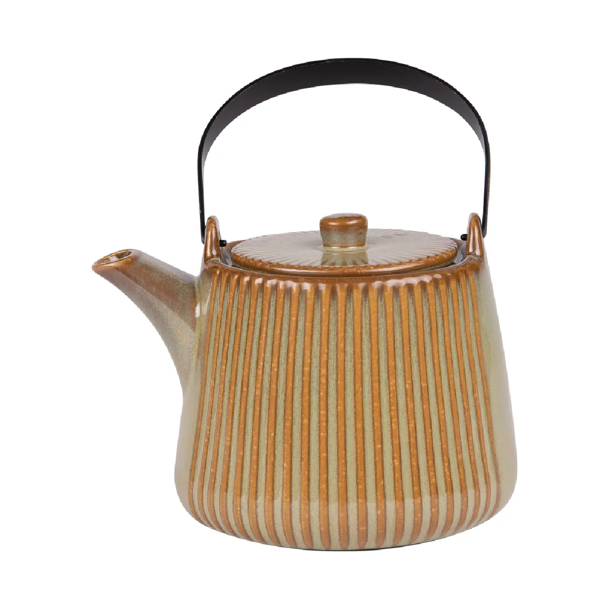 Table Passion Vert/Orange Théière Avec Filtre Tiao - 1L