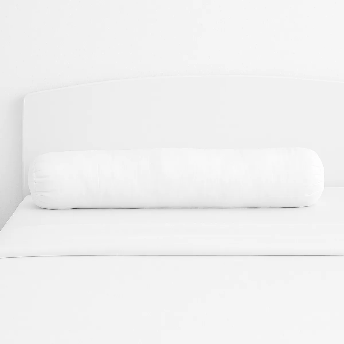 MORTREUX Traversin blanc Microfibre - 90 cm - 31227