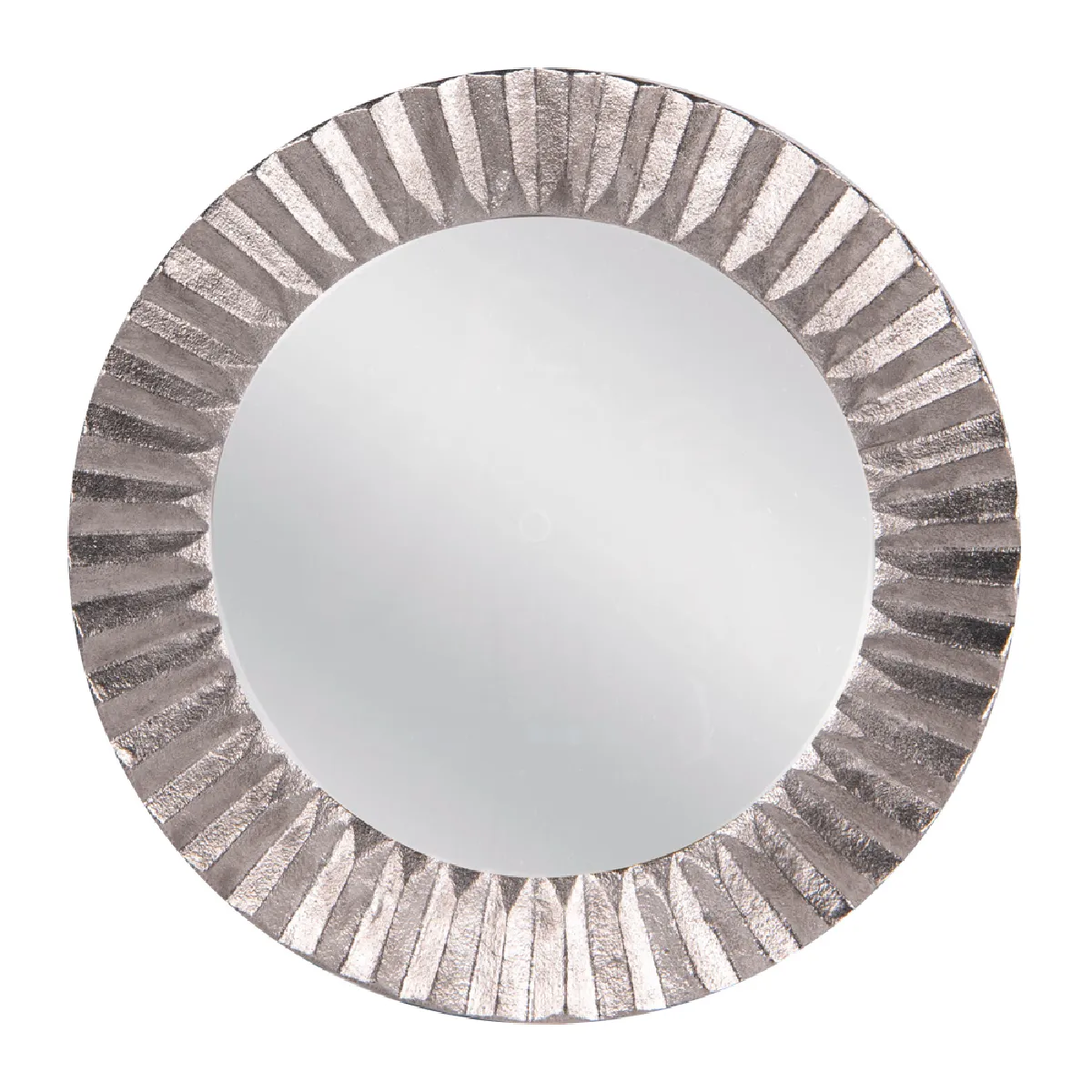 Miroir en fonte plissé 61 cm