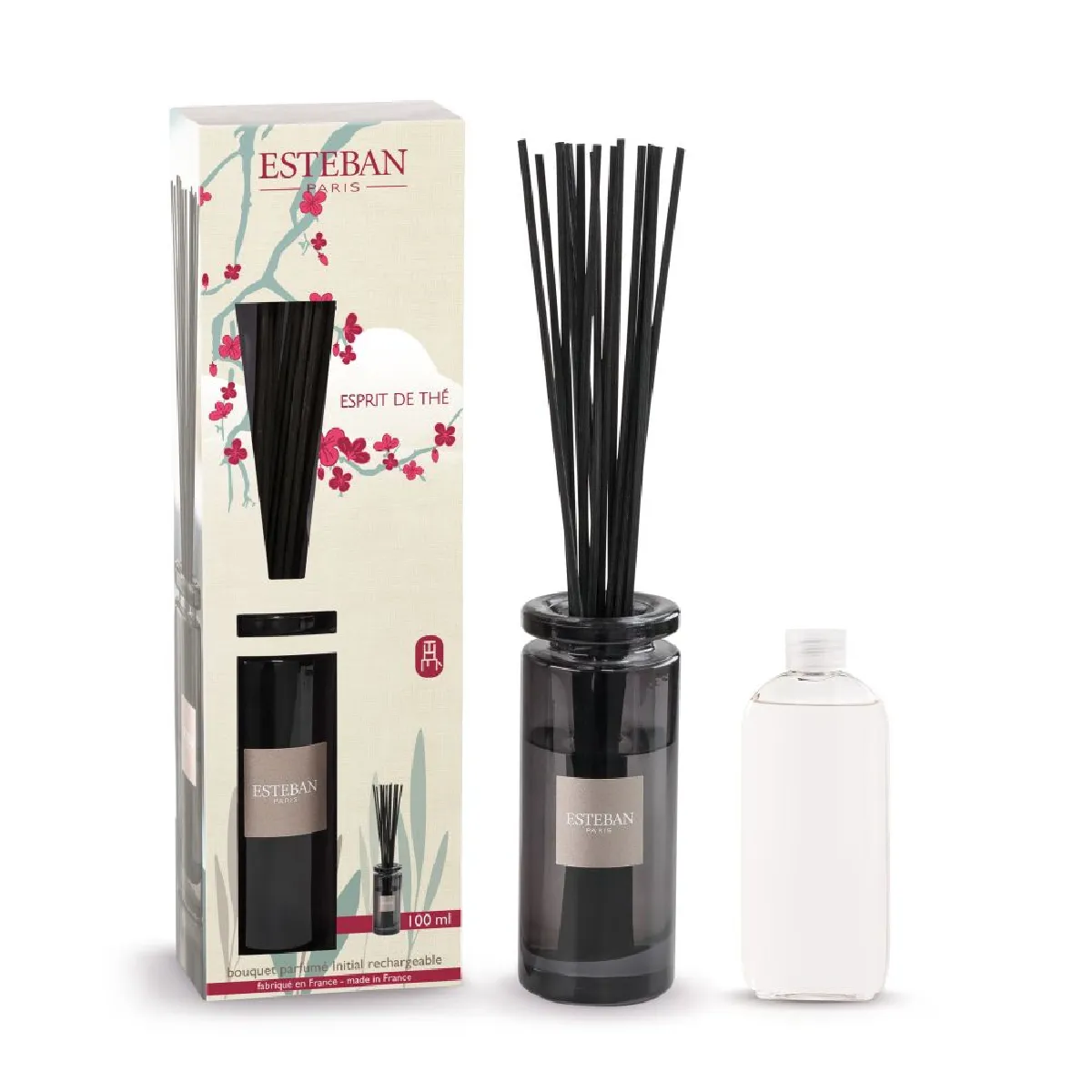 Esteban Gris Bouquet Parfumé Esprit De Thé