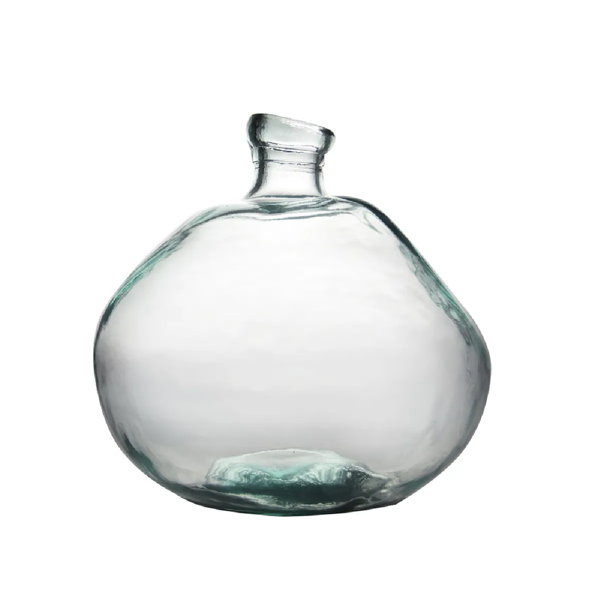 Vase bouteille Simplicity 33 cm en verre recycl - Table Passion - Transparent - Verre