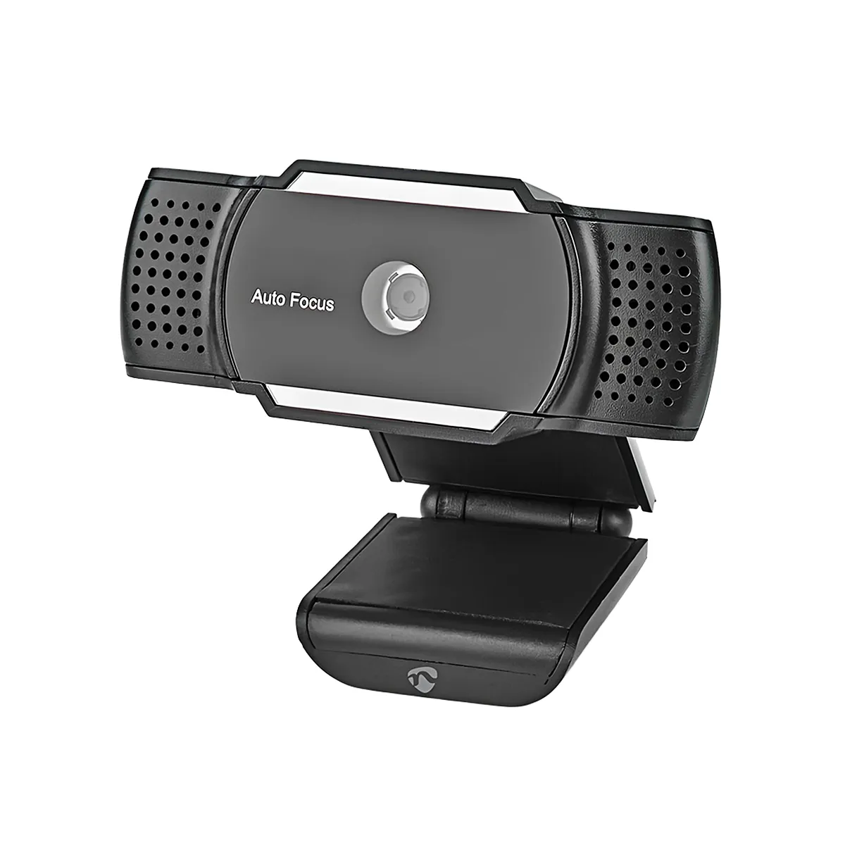 Nedis Noir Webcam 2K 30Fps Avec Mise Au Point Automatique Et Microphone Intégré