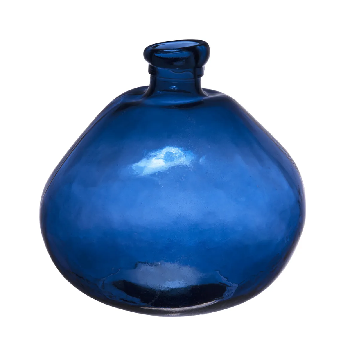 Vase Symplicity 33 cm bleu verre 30.00 cm table passion 30.00x30.00 cm - Image 3