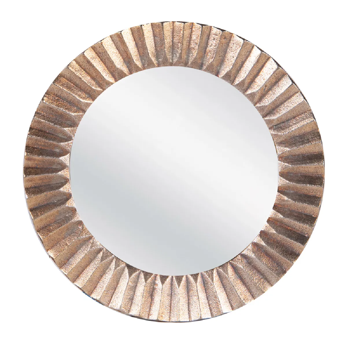 Miroir en fonte plissé 39 cm - vue 2