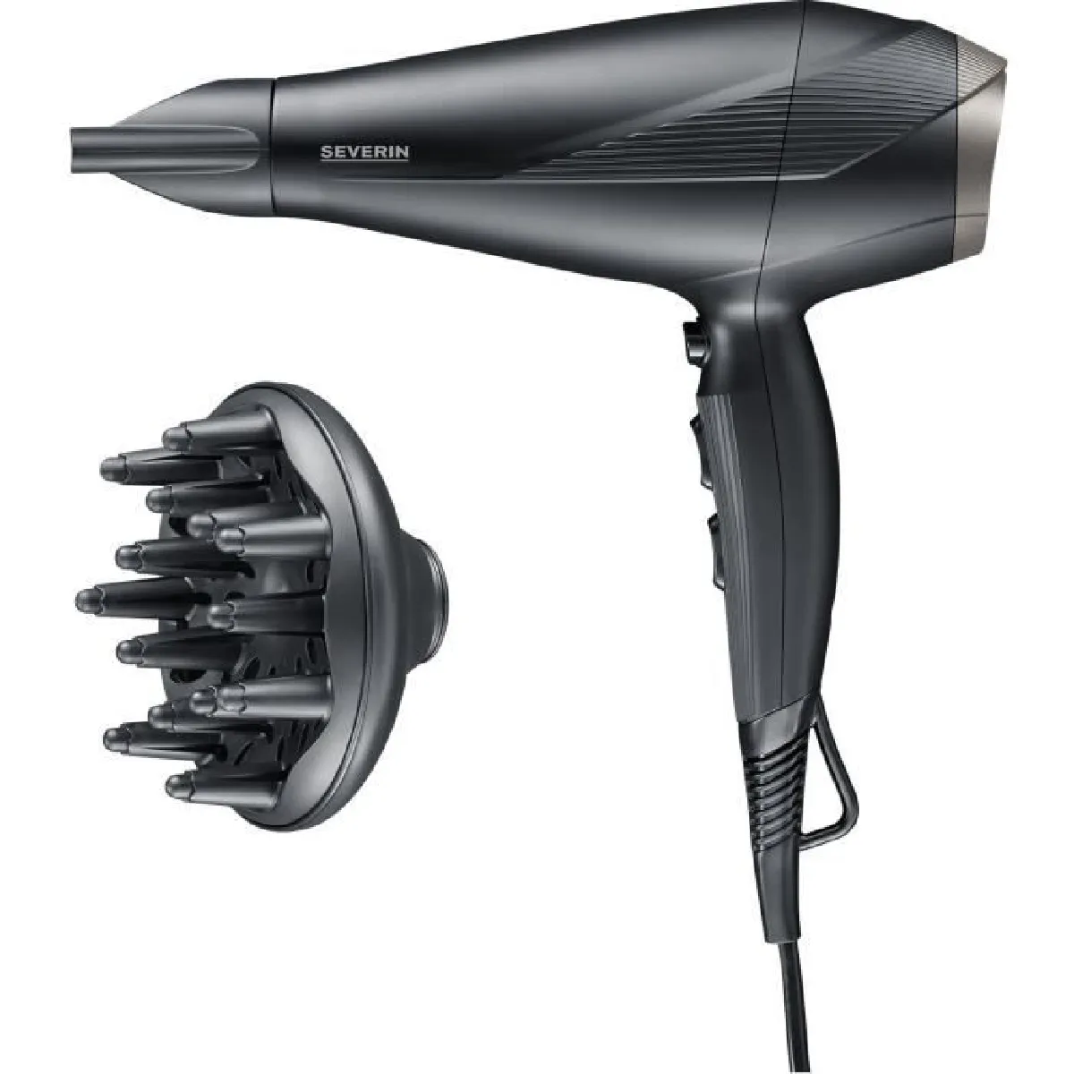 Sèche-Cheveux Severin HT 0167 – 2300W, 3 Températures, Ioniseur, Accessoires Inclus - vue 10