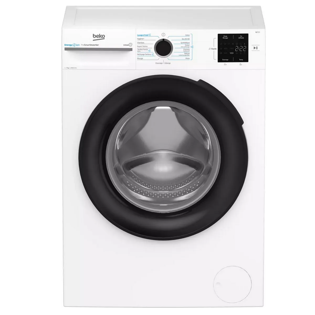 Beko b300 BM3WFU47411B Machine à laver Chargement frontal - vue 4