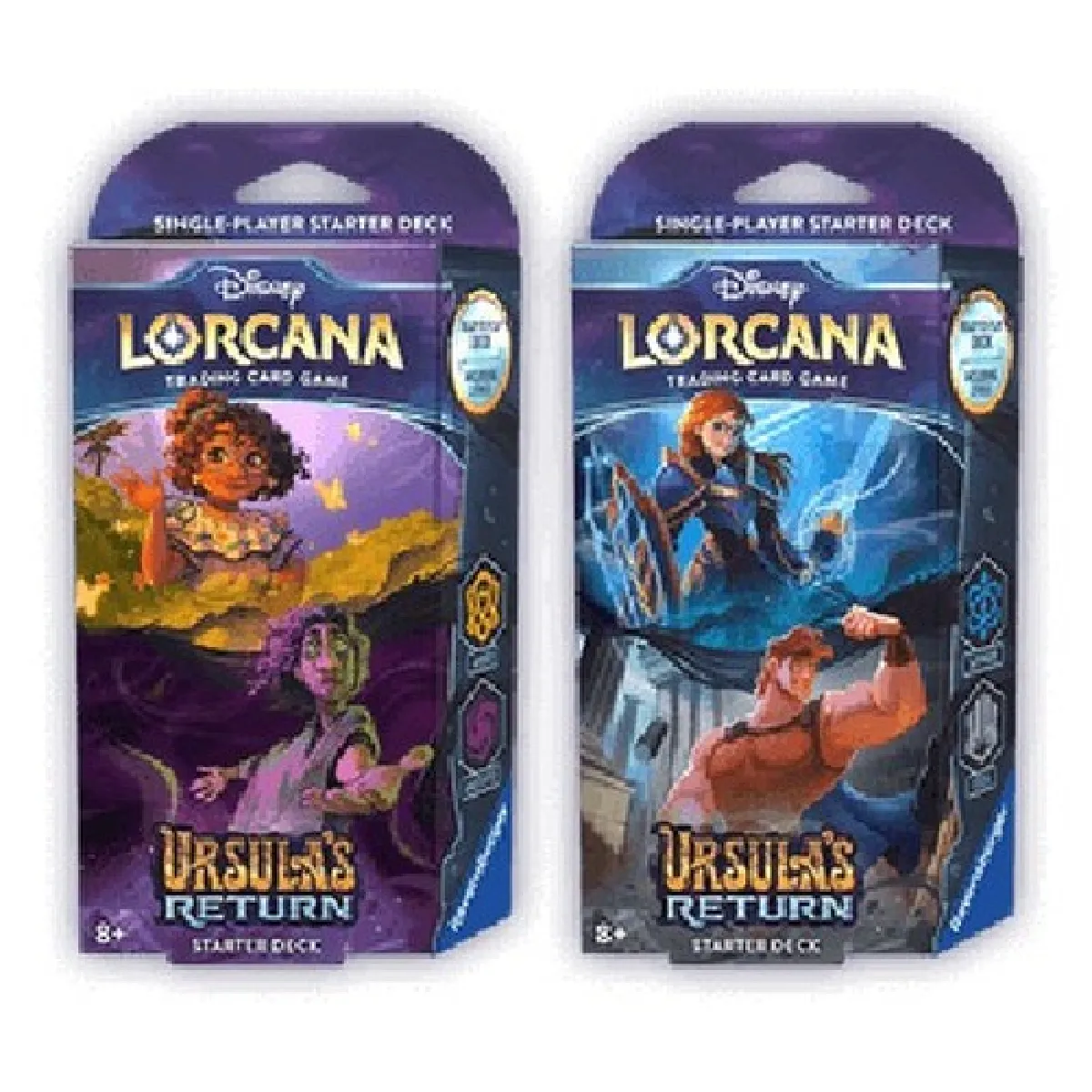Disney Lorcana Tcg Présentoir Decks De Démarrage Ursula' Return 8 - vue 6