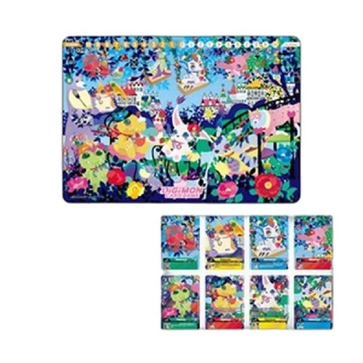 Digimon Playmat and Card Set 2 Floral Fun