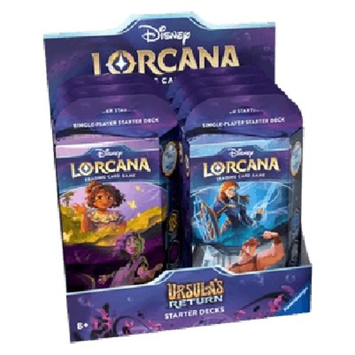 Disney Lorcana Tcg Présentoir Decks De Démarrage Ursula' Return 8 - vue 7
