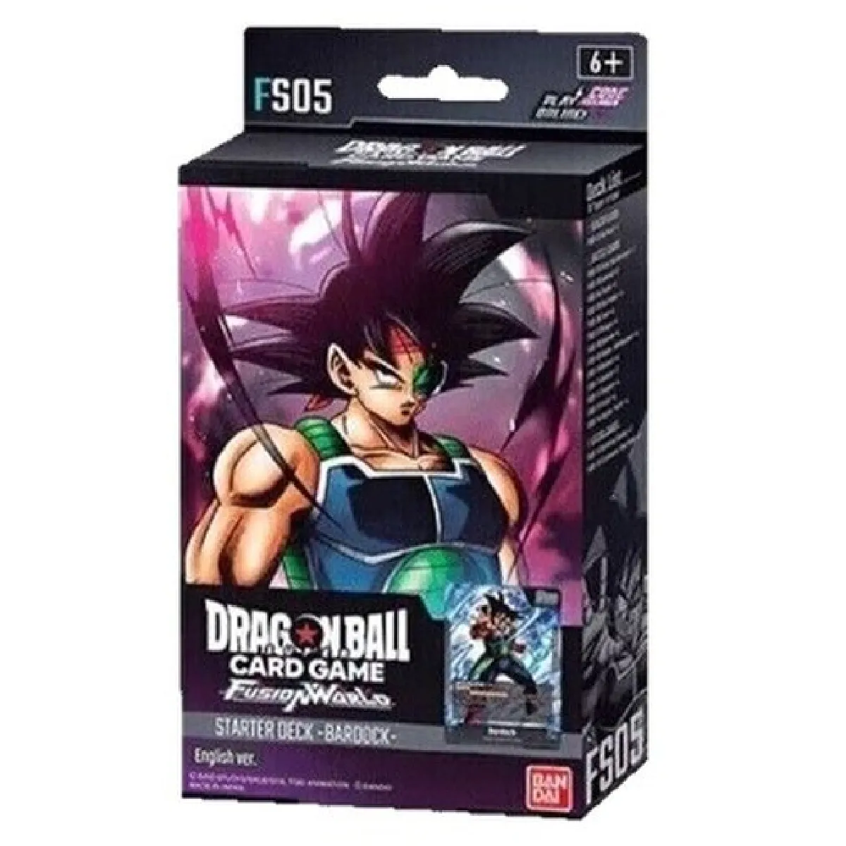 Jeu de Cartes Dragon Ball Super Starter Deck FS05 – Bardock [Fusion World], Prêt à Jouer