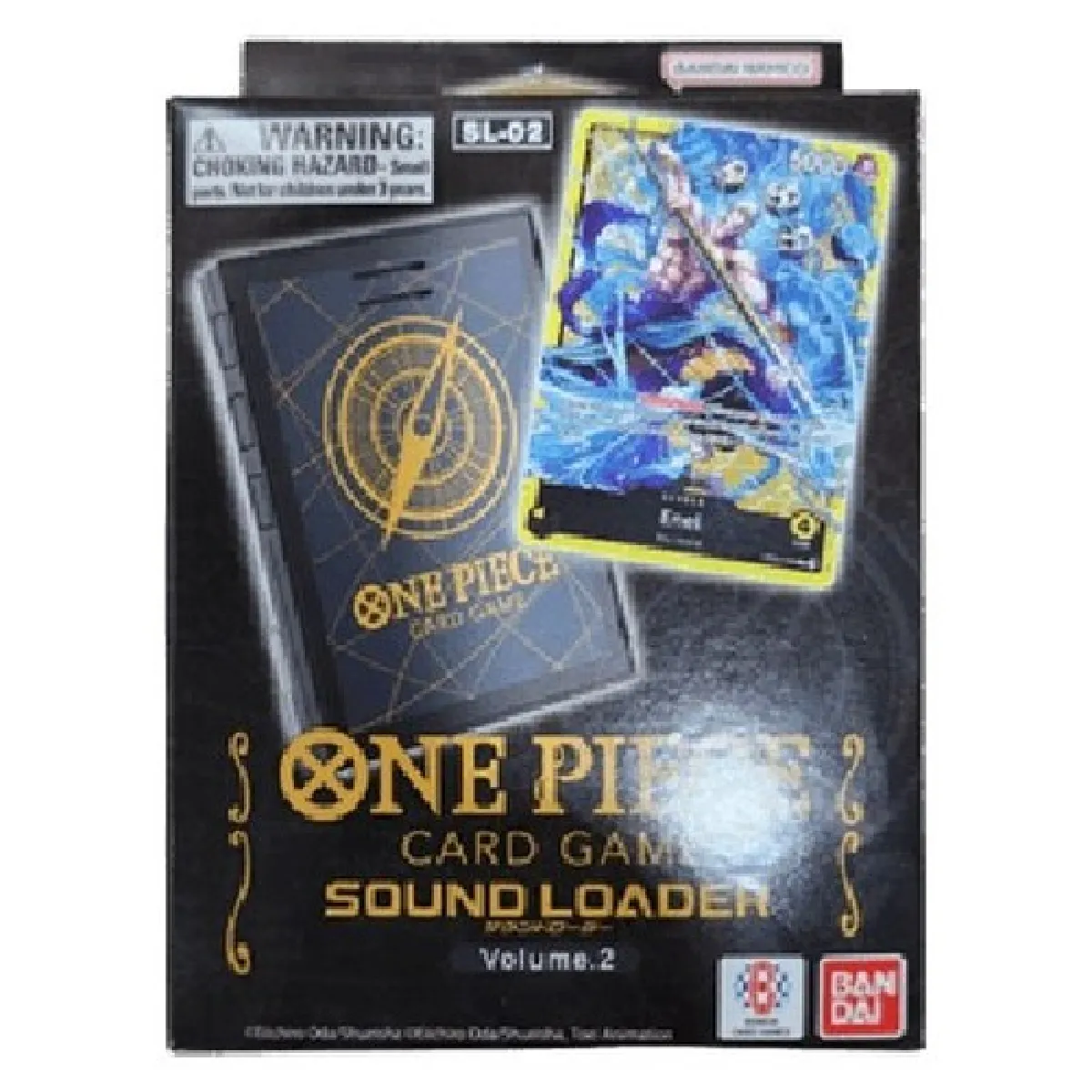BANDAI Jeu de cartes TCG 2024 One Piece : Sound Loader Case Volume 2 : Enel