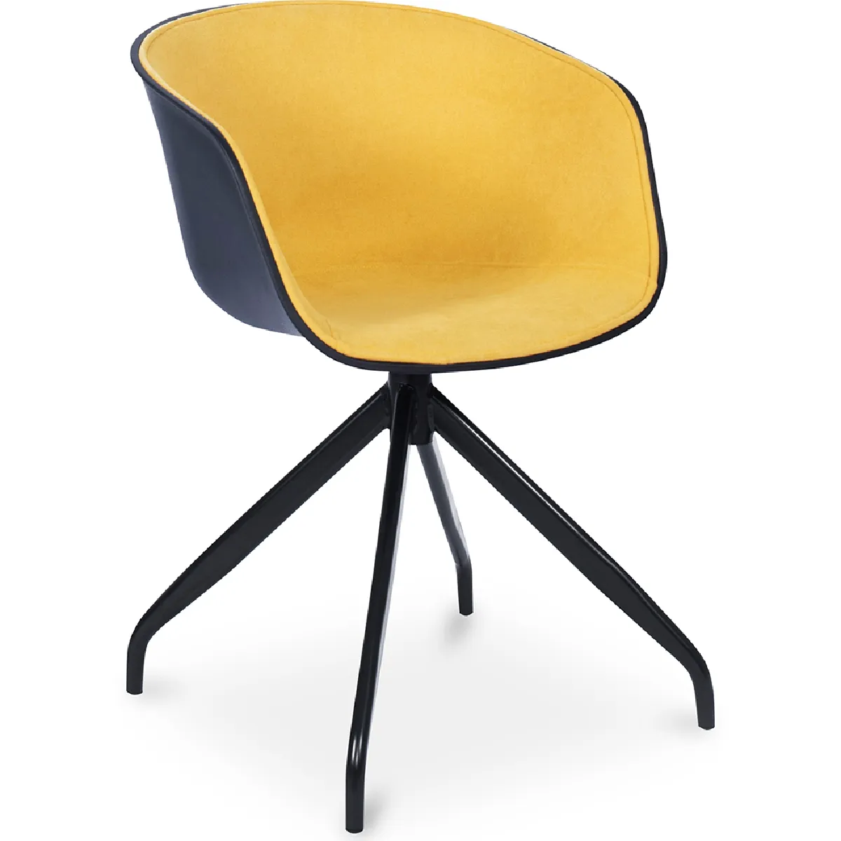 Chaise de bureau avec accoudoirs Chaise de bureau design Jodie - vue 2