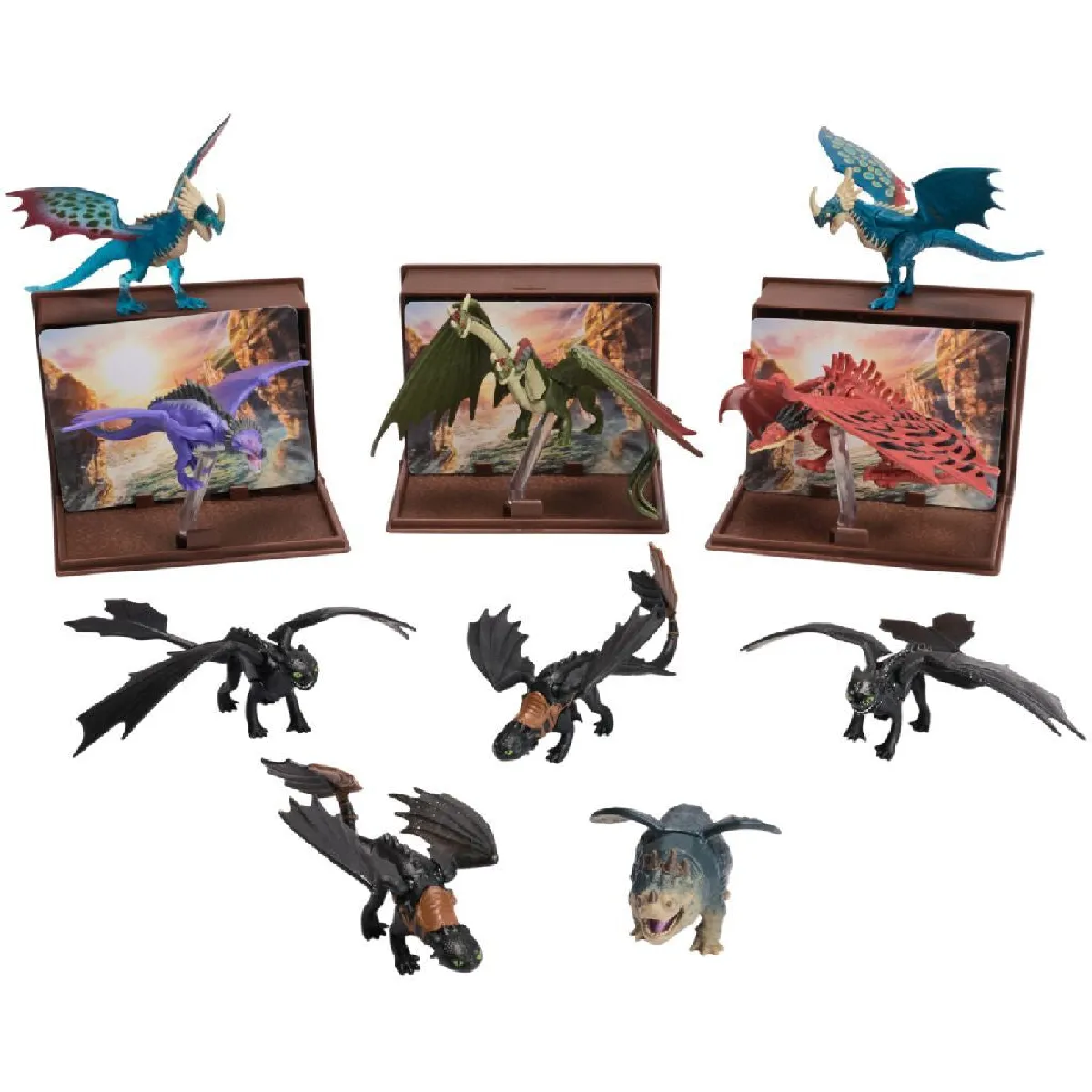How To Train Your Dragon Book of Dragons Display 12 Stuks