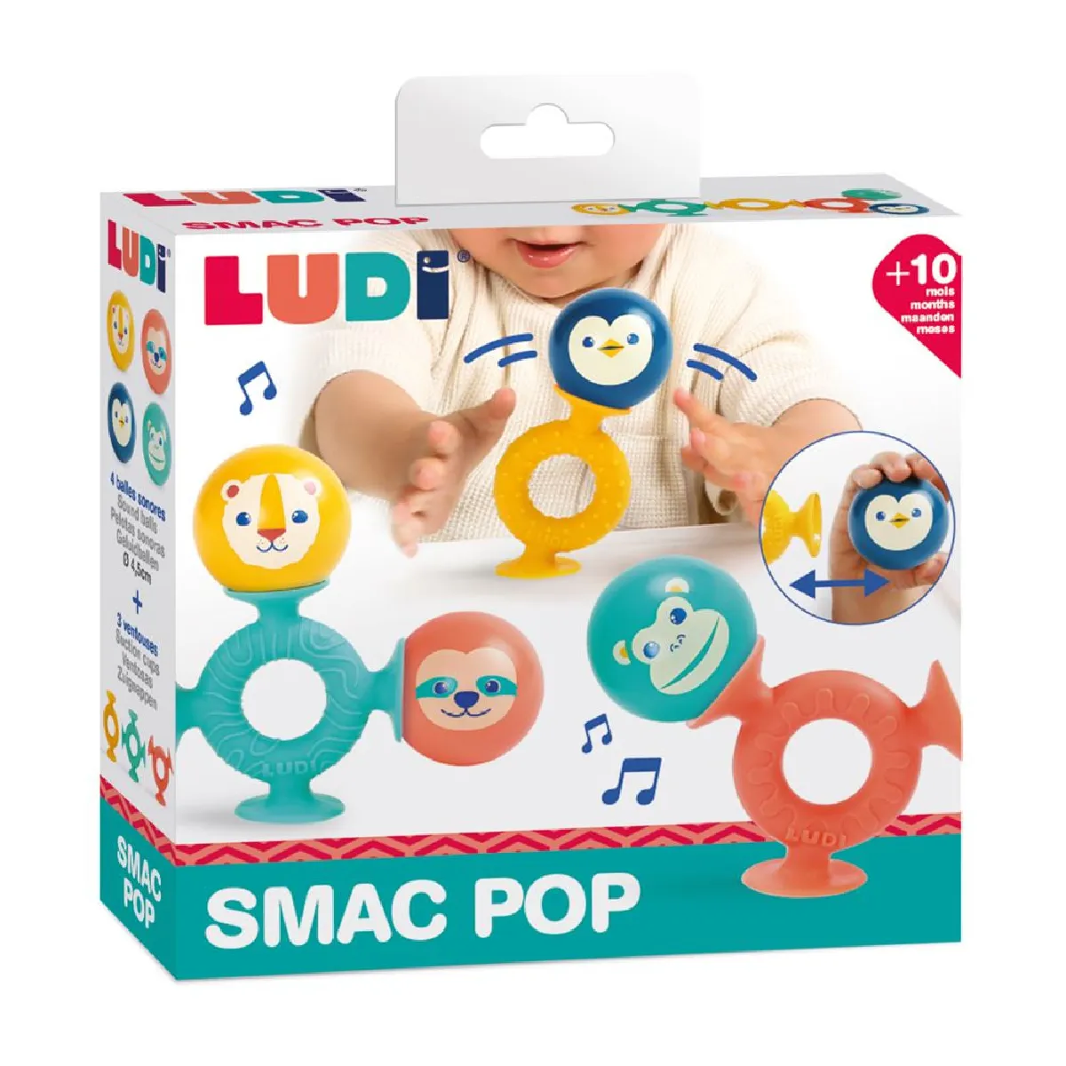 Ludd Multicolore Jeu D'éveil Ludi Smac Pop - Image 3