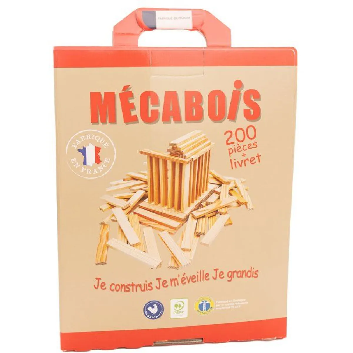 Mecabois Baril 200 Planchettes Kapla